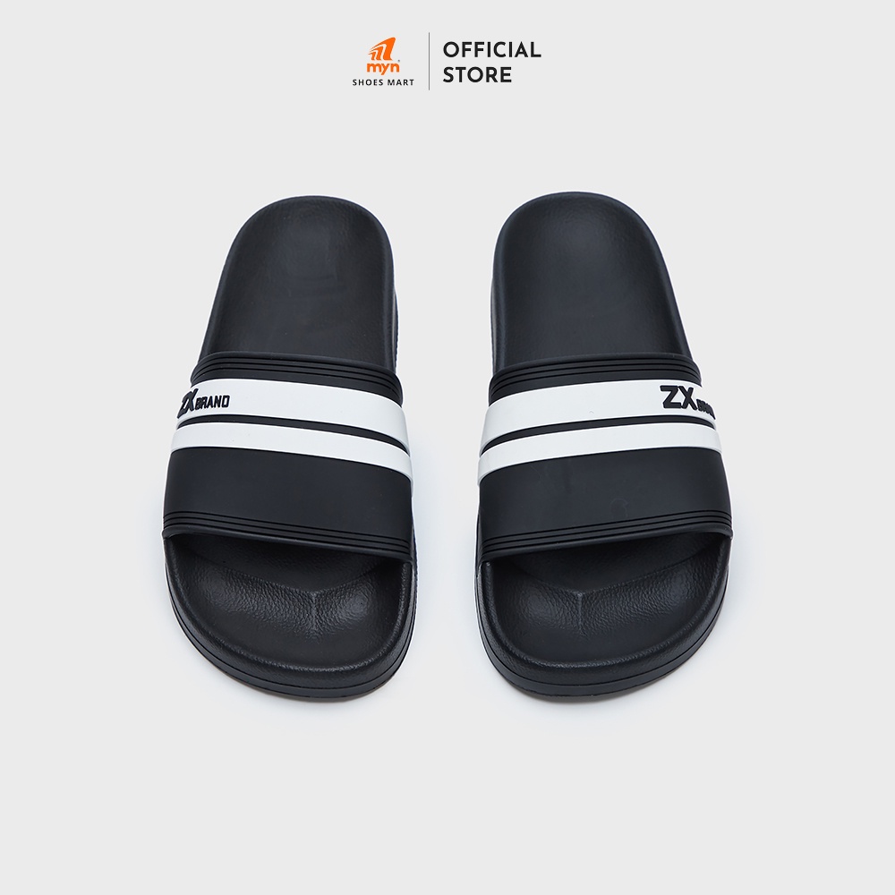 Dép quai ngang ZX Brand Màu đen sọc trắng