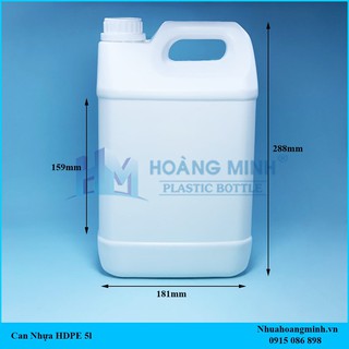 Can nhựa 5 lít, 3.8 lít (sọc ngang,trơn).