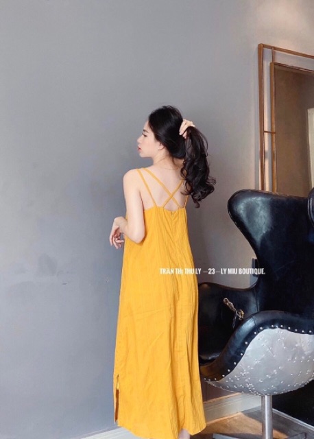 [ Mã FAMAYWA2 giảm 10K đơn 50K] Váy 2 dây siêu xinh chất đũi siêu xinh | BigBuy360 - bigbuy360.vn