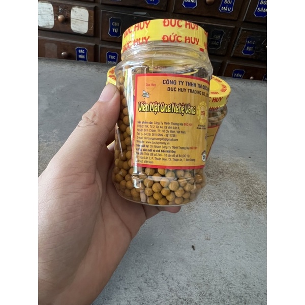 Viên Mật Ong Nghệ Vàng