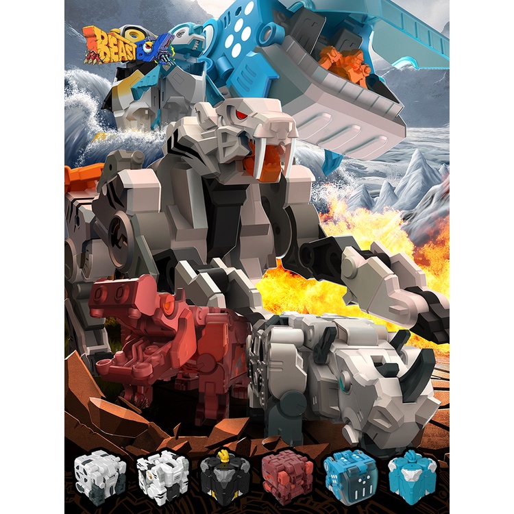 Hộp đồ chơi beastbox mô hình robot biến hình hợp thời trang