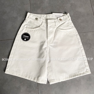 Quần Short Jean Nữ Ngố Màu Trắng Basic BC087