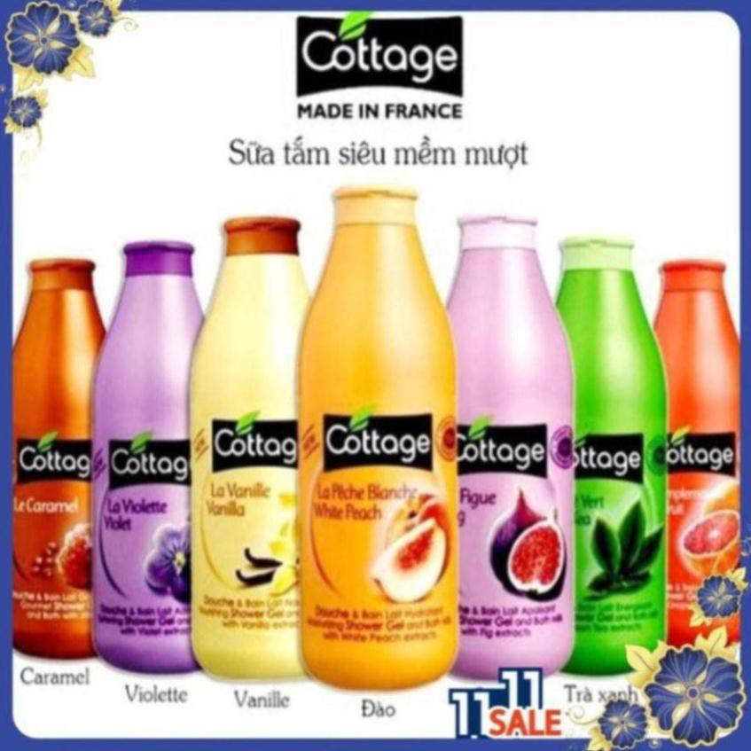 [XẢ KHO] SỮA TẮM TRẮNG DA COTTAGE 750ml Của Pháp