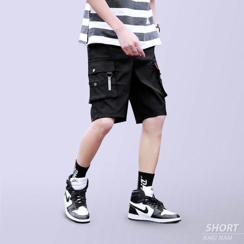 Quần short nam kaki mã TT13💥FREESHIP💥 Quần thể thao tập gym dáng lửng mùa hè cạp chun túi hộp phong cách | BigBuy360 - bigbuy360.vn