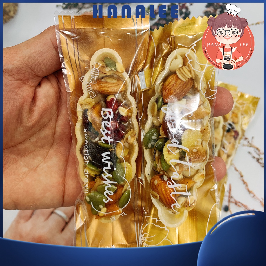 Bánh thuyền mix hạt dinh dưỡng - Granola thuyền - hộp 400gr