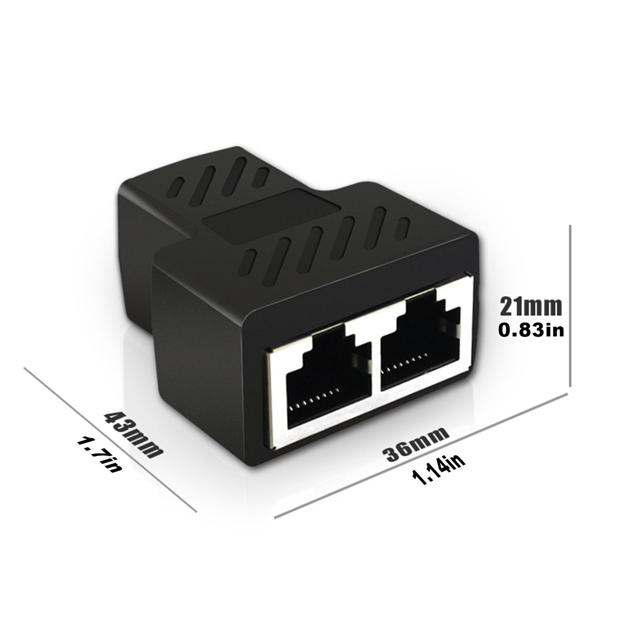 Đầu Kết Nối Mạng Lan Rj45 1 Sang 2