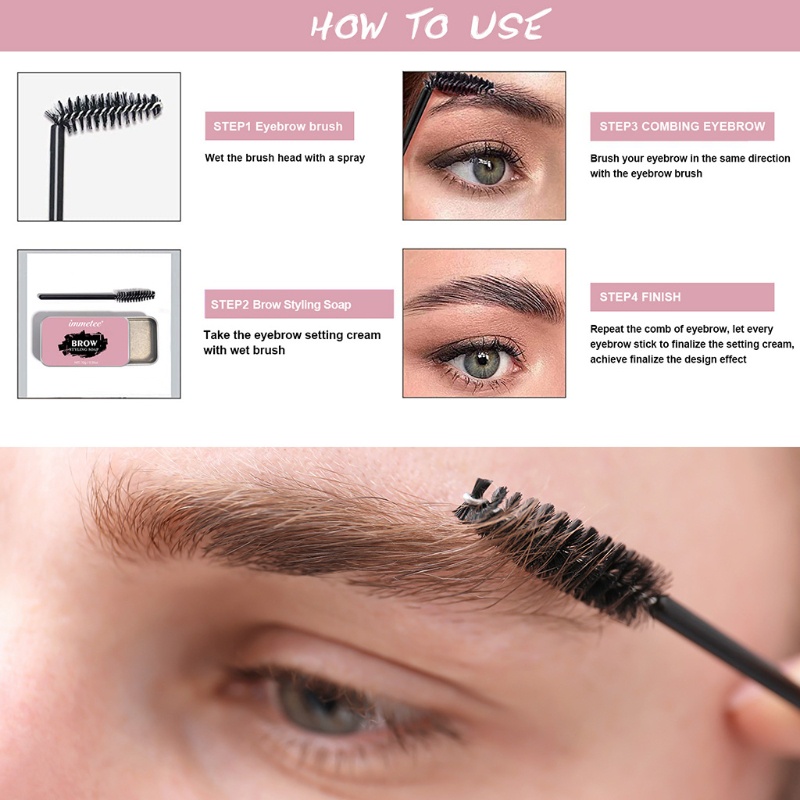 Bộ Xà Phòng Định Hình Lông Mày 4D Lâu Trôi YOUYO