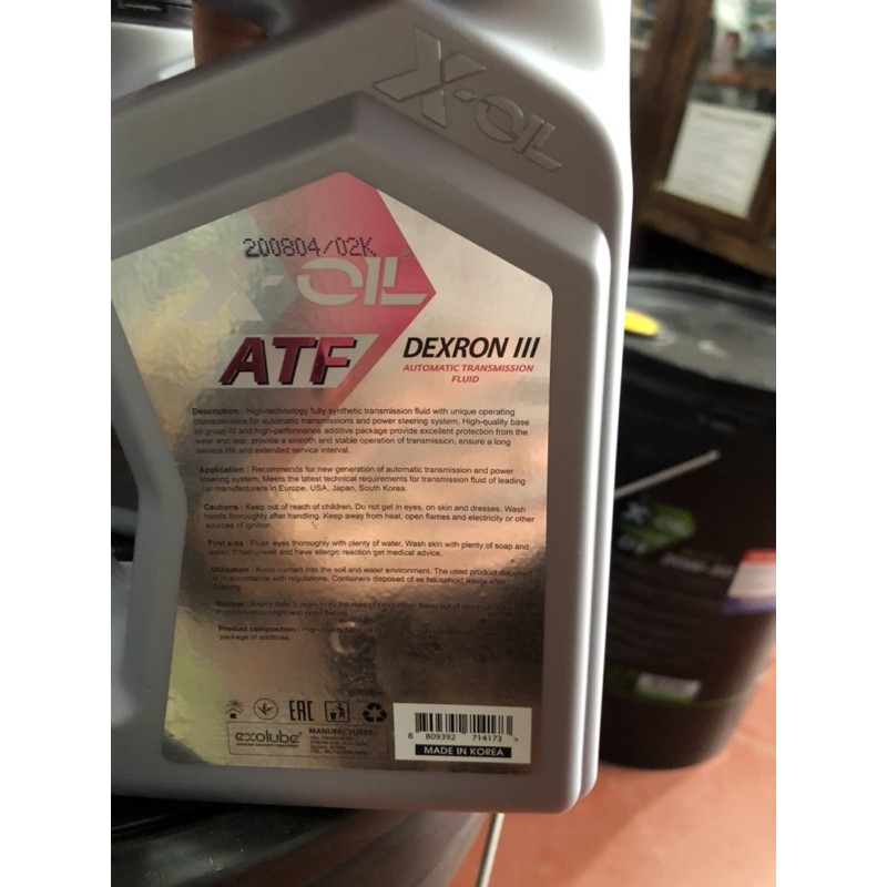 Dầu trợ lực lái (ATF)❌❌❌