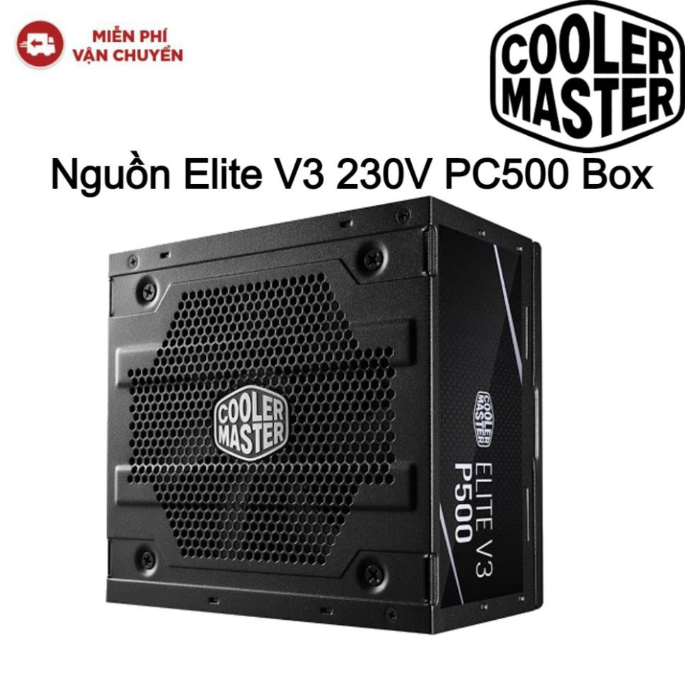 Nguồn máy tính COOLER MASTER Elite V3 230V PC500 Box (500W) Hàng chính hãng new 100%