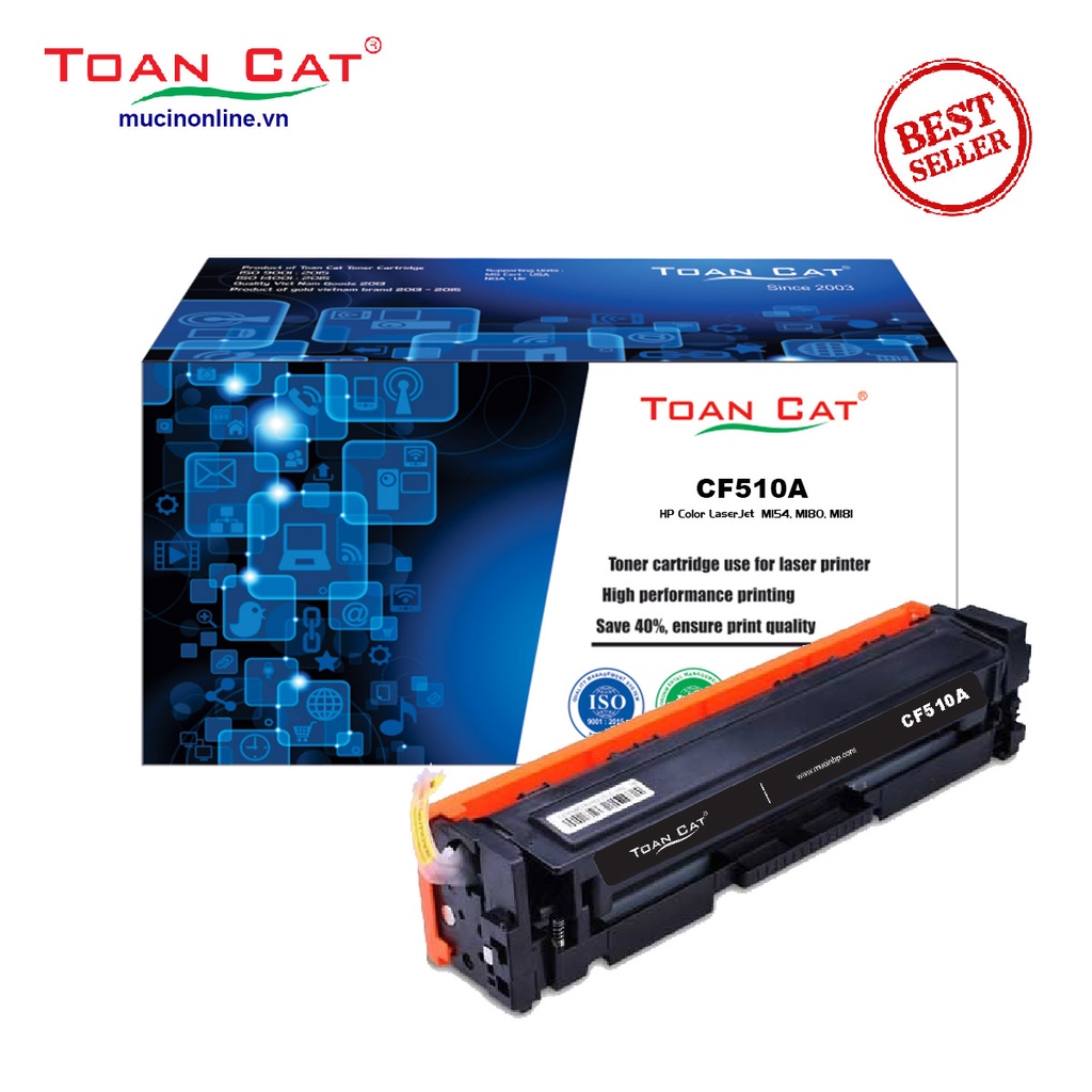 Hộp mực in Toàn Cát CF540 - CF541 - CF542 - CF543 dùng cho máy in HP Color LaserJet 9500mfp