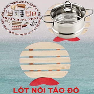 ĐẾ LÓT NỒI HÌNH TRÁI TÁO ĐỎ-Dùng lót nồi, Xoang, Chảo, Dùng trang trí