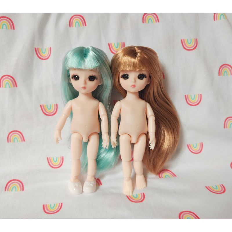Búp bê khớp 16cm dễ thương size 1/8