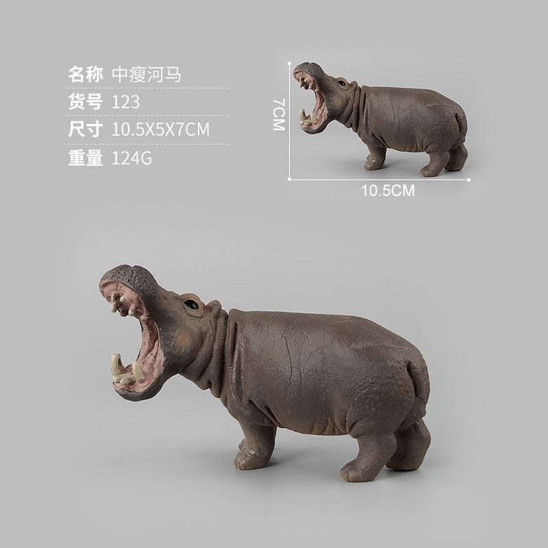 Mô hình đồ chơi hà mã dễ thương cho bé GOROCK