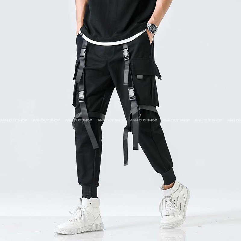 Quần Jogger Nam Kaki Túi Hộp Phong Cách Hiphop Đường Phố Thể Thao Unisex Nam Nữ ANH DUY SHOP JG10