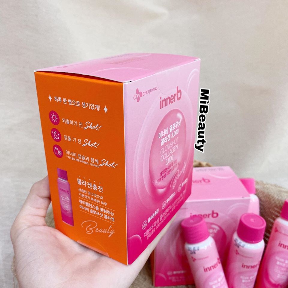 NƯỚC UỐNG ĐẸP DA COLLAGEN INNERB GLOWSHOT | Thế Giới Skin Care