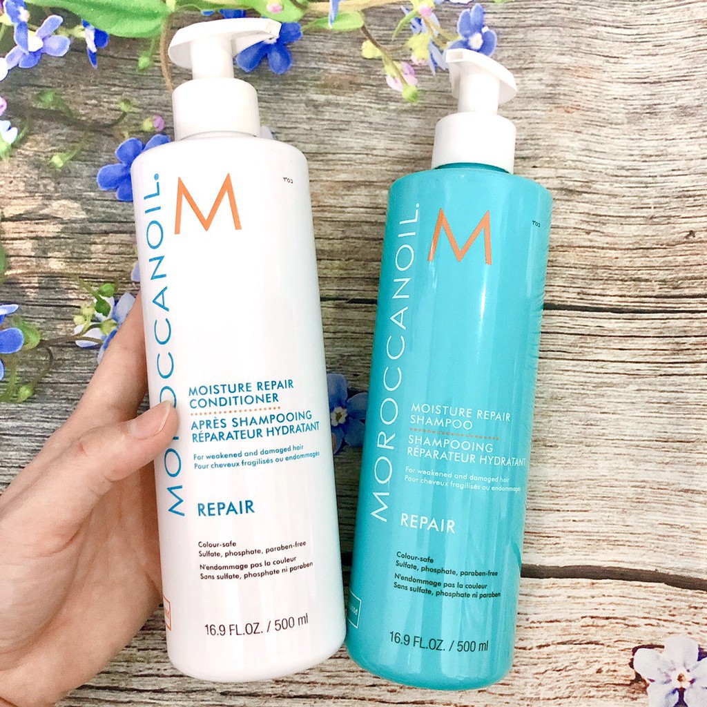 [ MOROCCANOIL ] DẦU GỘI XẢ DƯỠNG ẨM PHỤC HỒI HƯ TỔN MOROCCANOIL REPAIR 500ML CHÍNH HÃNG⚡ | BigBuy360 - bigbuy360.vn