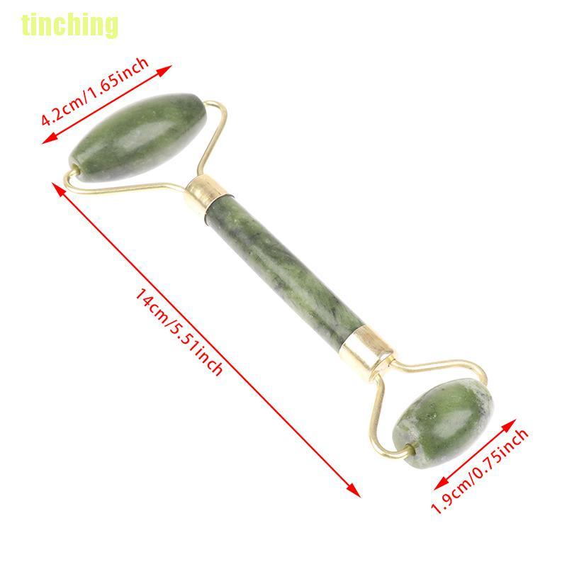 Cây Lăn Mát Xa Mặt Bằng Đá Guasha + Đá