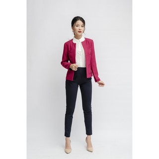 Áo blazer màu đỏ Zenic dáng sang trọng