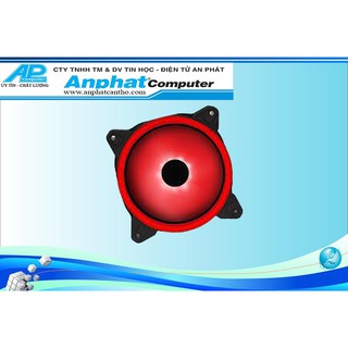 Quạt tản nhiệt XIGMATEK X12R (EN42487) RED RING LED - Hàng Chính Hãng - Bảo hành 3 tháng