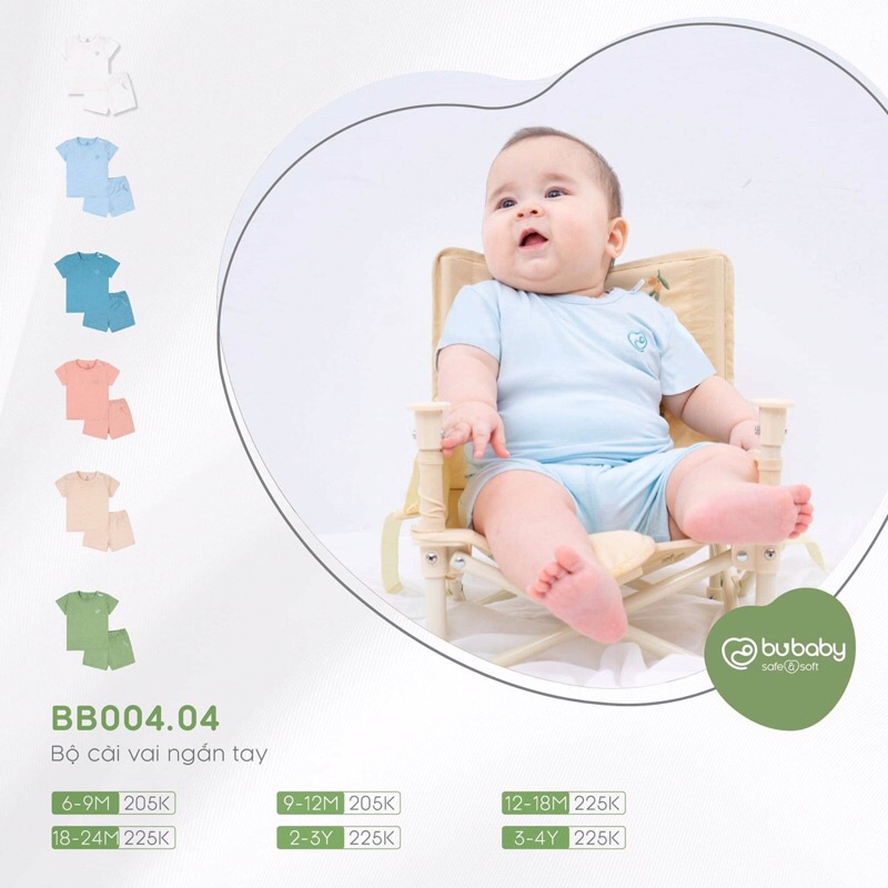 bộ cộc tay Bubaby mẫu năm 2022