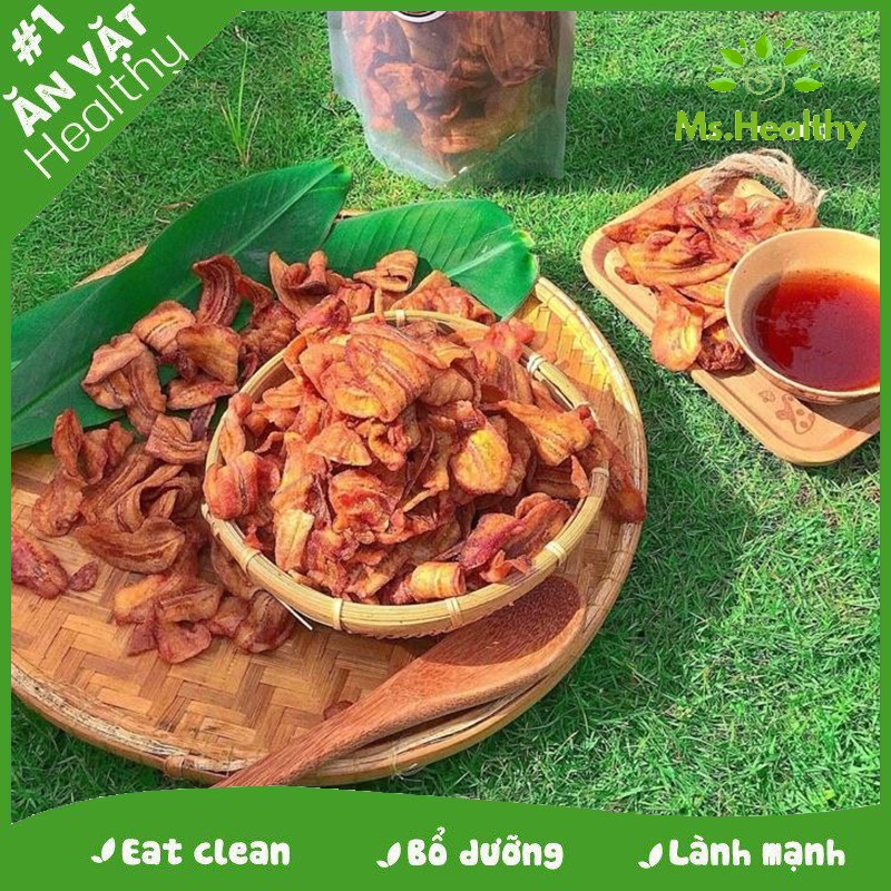 Chuối sấy mộc không đường - Sấy mộc tự nhiên, thơm ngọt tự nhiên