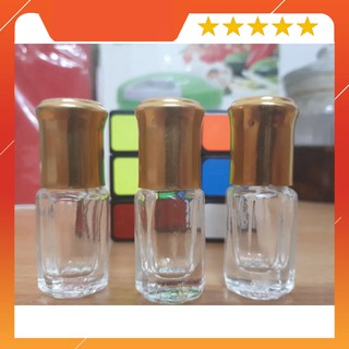 Lọ chiết nước hoa/tinh dầu bi lăn 3ml/12ml thủy tinh lục lăng (Ống chiết / Chai chiết / Vỏ chiết nước hoa) CL379015