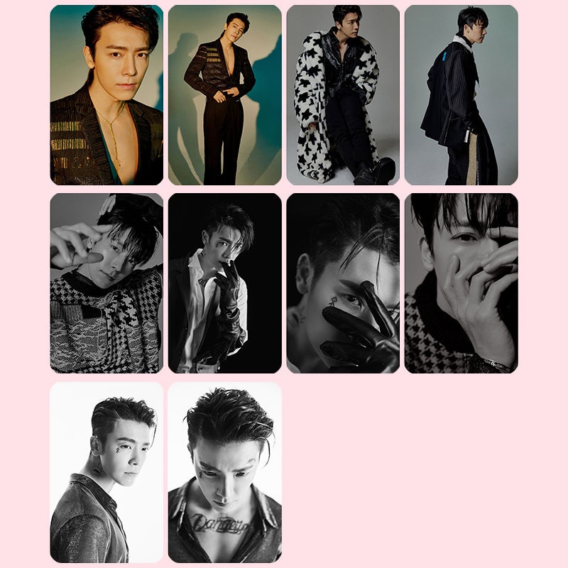 Donghae card sticker, super junior, sticker card diy, collectible card, 10 cái / bộ, kpop