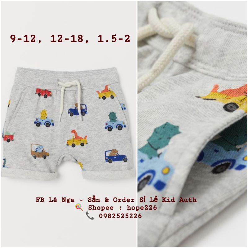 Quần cotton HM UK sz 9-12m, 12-18m,  1.5-2y