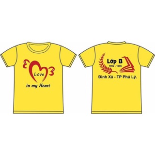 In áo đồng phục nhóm lớp, công ty theo yêu cầu chất cotton loại 1 đủ màu đủ size giá chỉ từ 35k