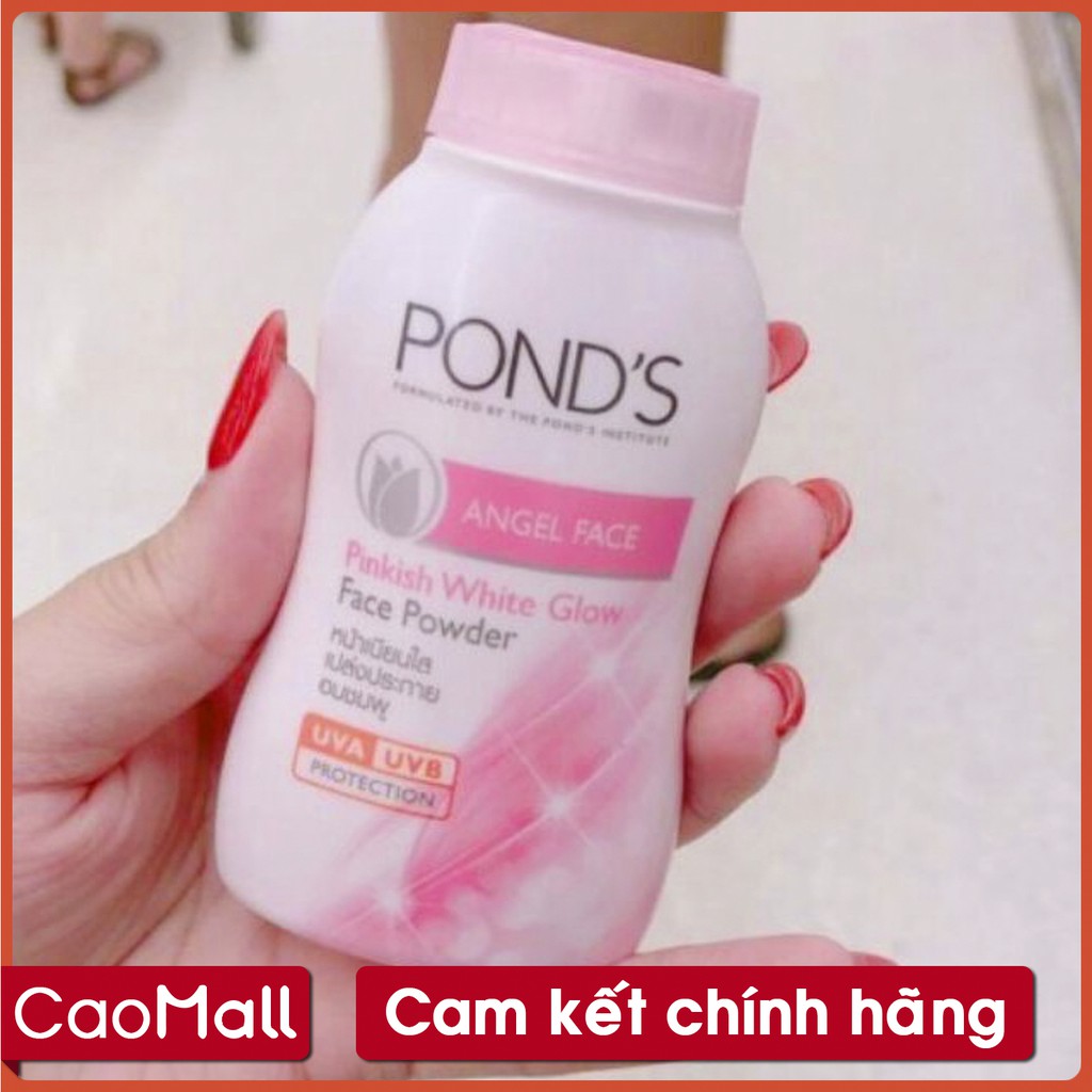 Phấn phủ bột PONDS ANGEL FACE Thái Lan 50g giúp làm sáng da, che khuyết điểm và chống nắng vượt trội,giúp da trắng hồng