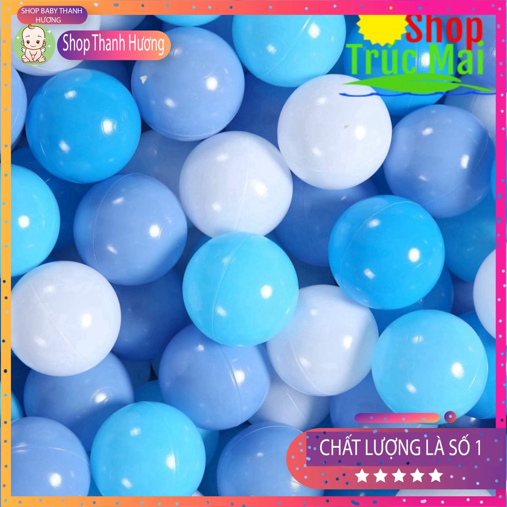 100 bóng nhựa loại đẹp CÓ VIDEO SIÊU CĂNG Banh khu vui chơi an toàn cho trẻ màu pastel