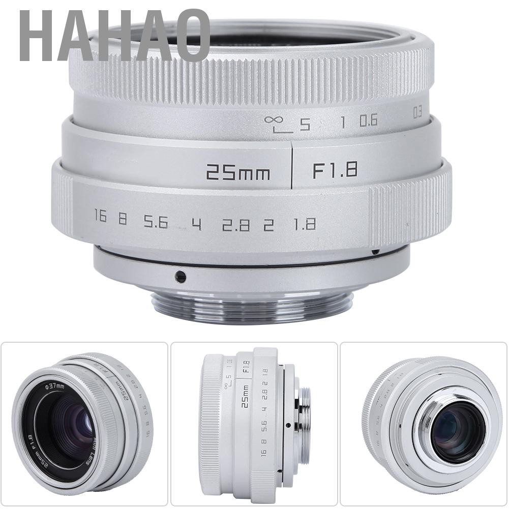 MF Ống Kính Góc Rộng 25mm F1.8 Mini Cctv C Cho Máy Ảnh Sony Nikon Canon Dslr