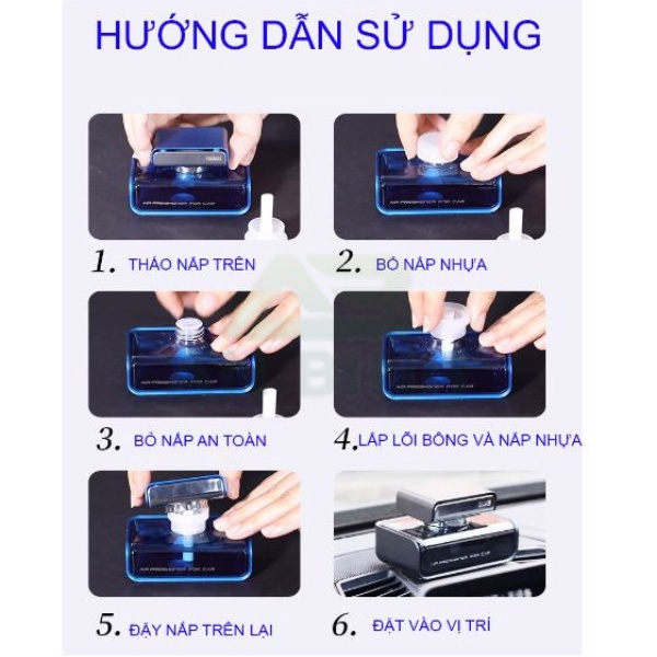 Nước Hoa DUKE, Nước Hoa Để Taplo Ô Tô,  Chiết Xuất 100% Thiên Nhiên, Giúp Khử Mùi, Chống Say Xe