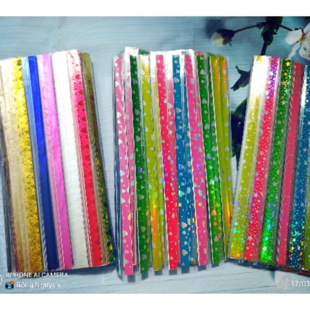 10 túi giấy gấp sao