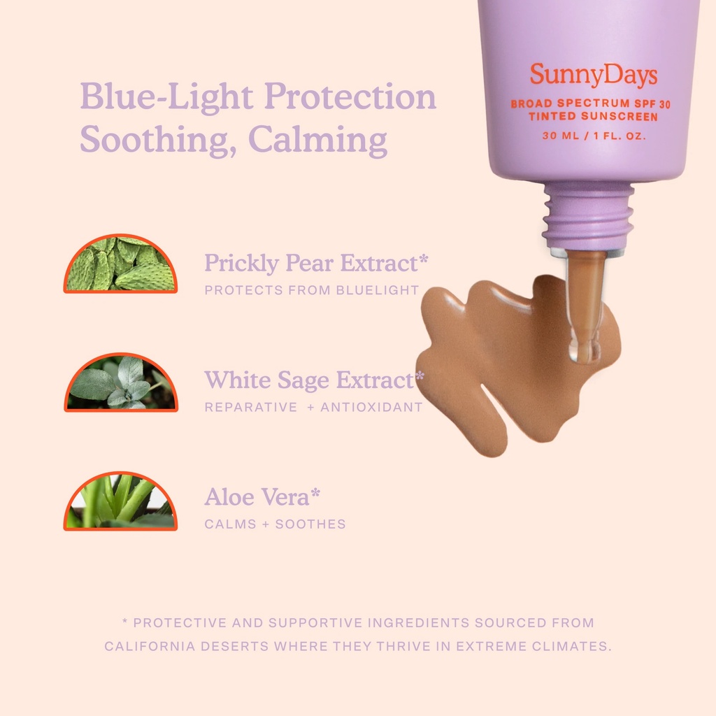 TOWER28 Kem nền chống nắng SPF30 finish tự nhiên 30ml - Tower28 Sunny Days Tinted Sunscreen