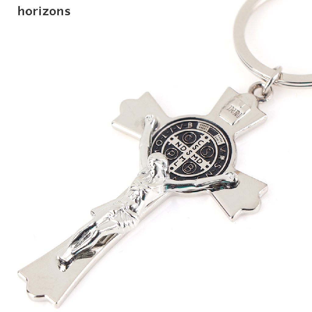 [horizons] Móc Khóa Hình Thánh Giá / Chúa Jesus Thời Trang Phụ Kiện Trang Sức (h)