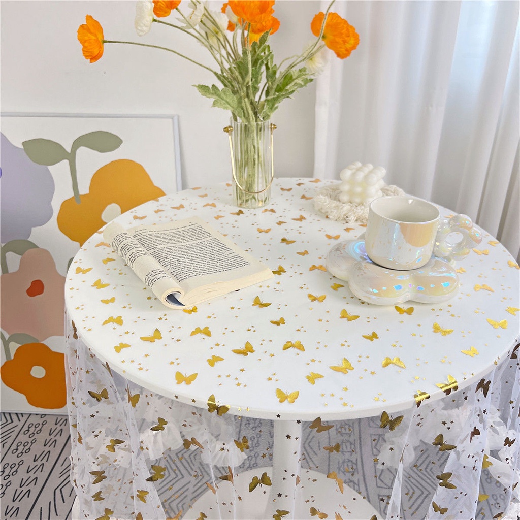 Mục Vụ Phong Cách Tròn Khăn Trải Bàn Vải Ren Khăn Trải Bàn Hình Chữ Nhật Khăn Trải Bàn Vuông Nhà Bộ Bàn Cà Phê