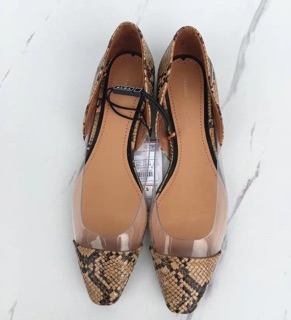 Giày Da Rắn Zara xuất