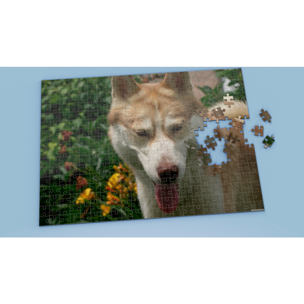 Tranh ghép hình HUSKY - Mẫu 29 - Nhận in theo yêu cầu