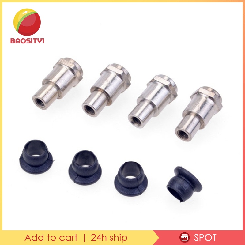 4 Pieces Metal Shock Absorber Bushing 1:8 RC Model for Zd Racing 1/8 RC Car
