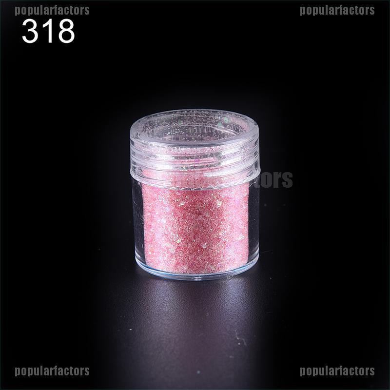 Lọ Bột Kim Tuyến 10ml Nhiều Màu Sắc Trang Trí Móng Tay Nghệ Thuật 3D