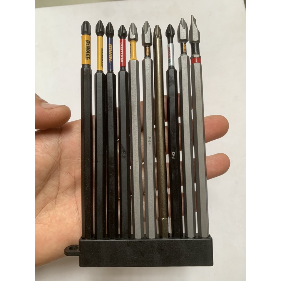Mũi vít PH1 - PH2 - PH3 - SL8 dài 15cm chính hãng các loại có từ