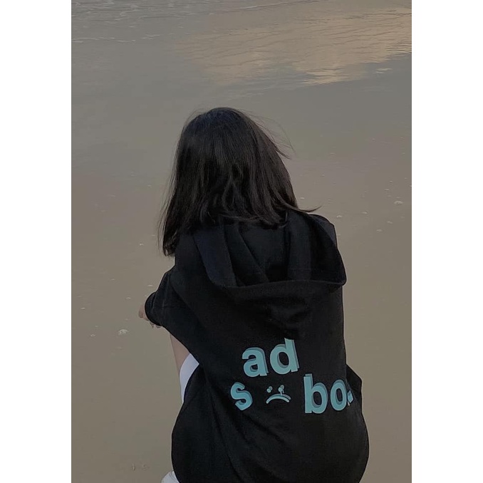 Áo hoodie Sadboizvibes zipper áo khoác dây kéo sad boiz form rộng nam nữ unisex