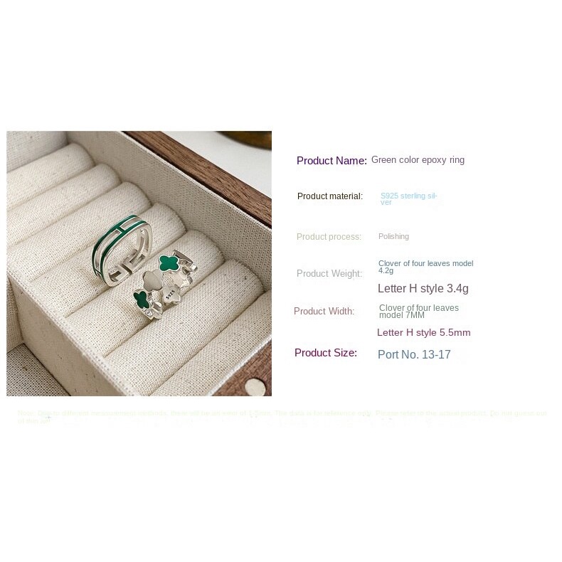 Hàng Mới Về [Hàng Mới Về] Nhẫn Đơn Họa Tiết Quả Bơ Thời Trang Phong Cách Hàn Quốc