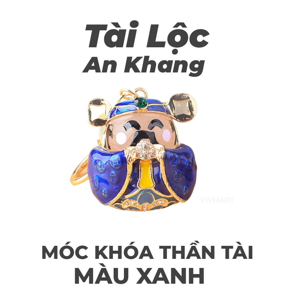 MÓC KHÓA THẦN TÀI CHIÊU TÀI HÚT LỘC, MAY MẮN AN KHANG