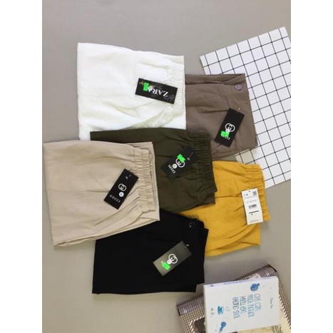 QUẦN BAGGY ĐŨI KHUY TRƯỚC CHUN SAU