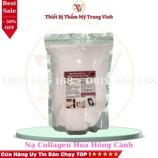 Bột Mặt Nạ Hoa Hồng, Mặt Nạ Collagen Cánh Hoa Hồng Cao Cấp