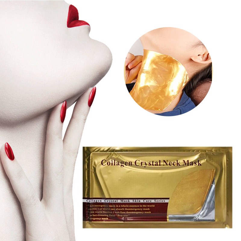 Mặt nạ cổ Collagen Crystal Neck Mask giúp giảm nếp nhăn, dưỡng da tự nhiên -CN027
