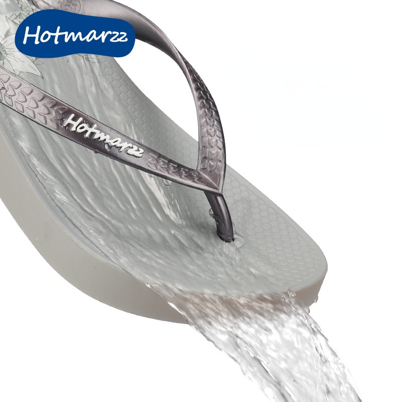 Hotmarzz Dép xỏ ngón nêm dép xỏ ngón đế cao HM7023