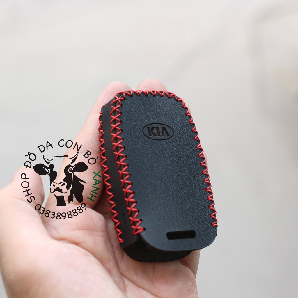 Bao Da Chìa Khoá Kia Sedona Handmade Da Thật 008